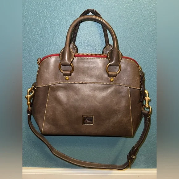 Dooney & Bourke Cameron Satchel – 100% Leather – Taupe - Picture 4 of 10
